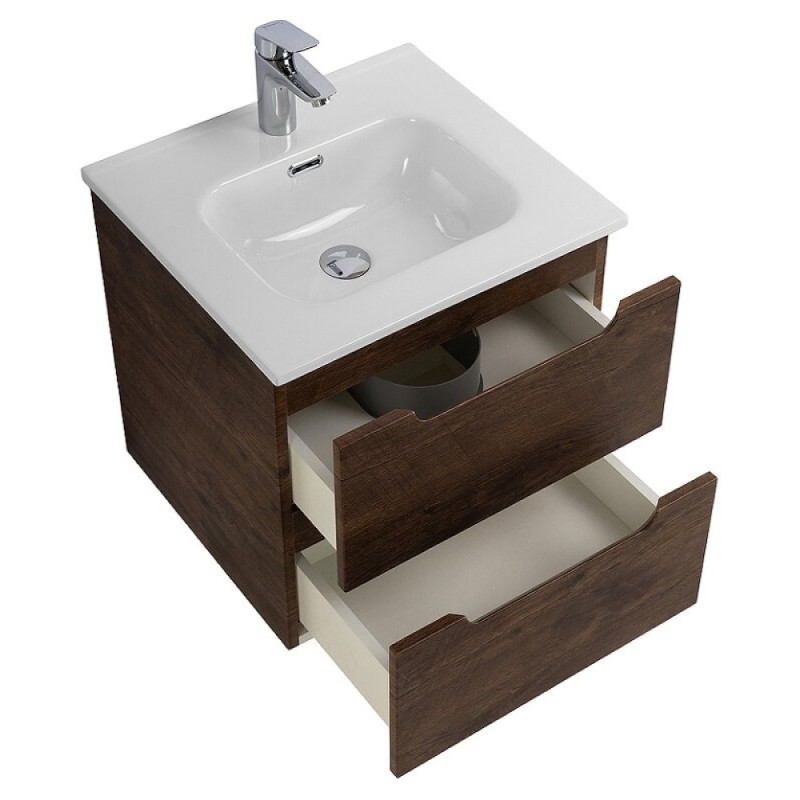 Тумба под раковину BelBagno Etna-500-2C-SO-RW, 50 см, подвесная, Rovere Moro