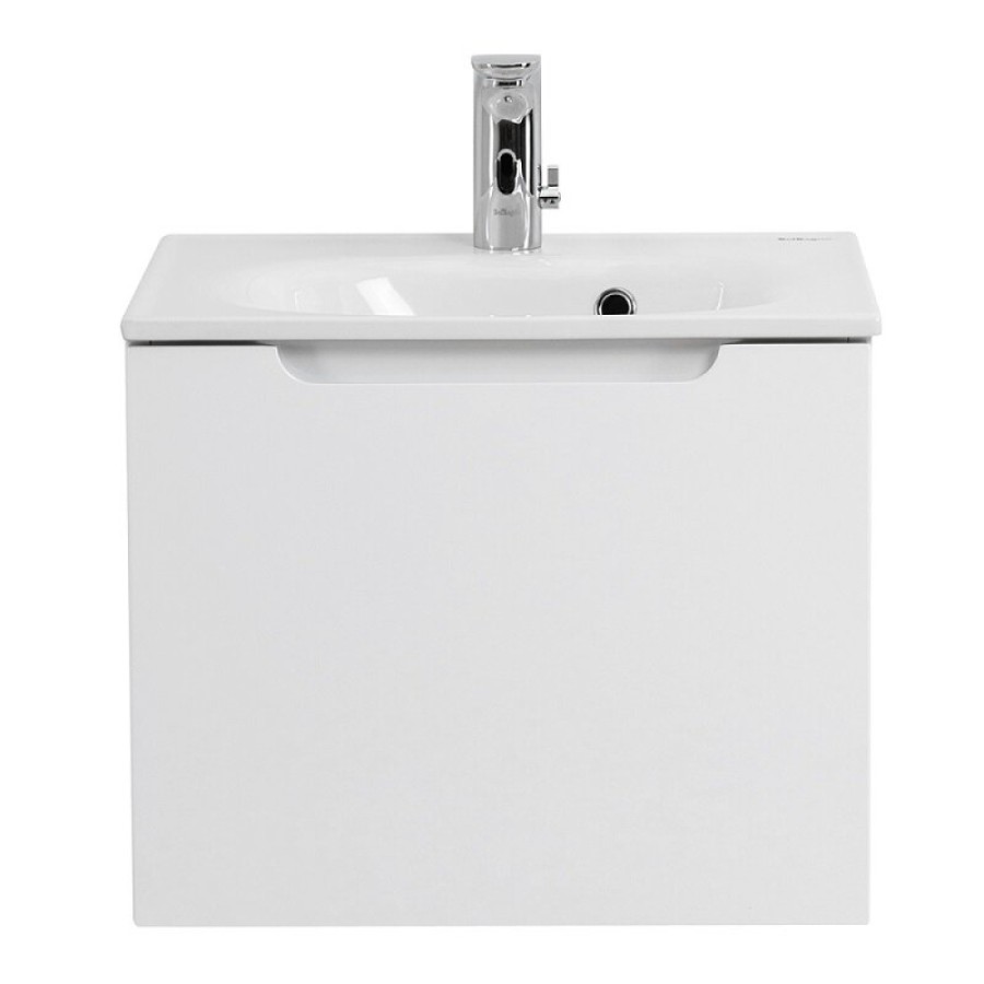 Тумба под раковину BelBagno Etna 60, подвесная, цвет Bianco Lucido, Etna-600-1C-SO-BL-P