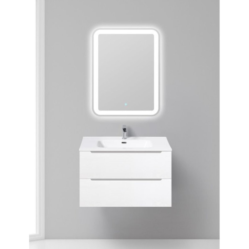 Тумба под раковину BelBagno, 80 см, Bianco lucido, Etna-800-2C-SO-BL-P