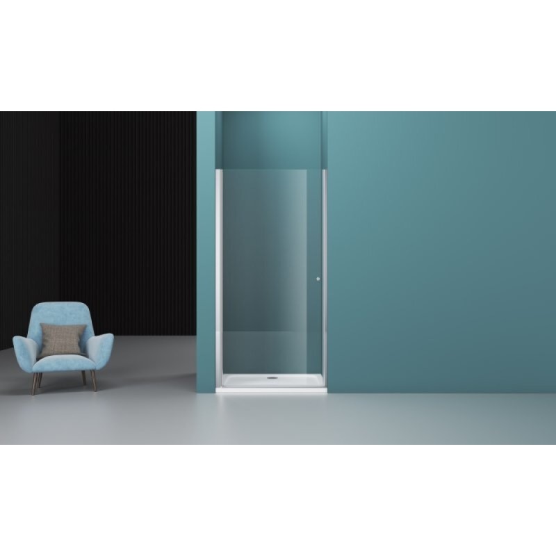 Душевая дверь BelBagno Etna-B-1-60-C-Cr, 60 см, стекло прозрачное, профиль хром