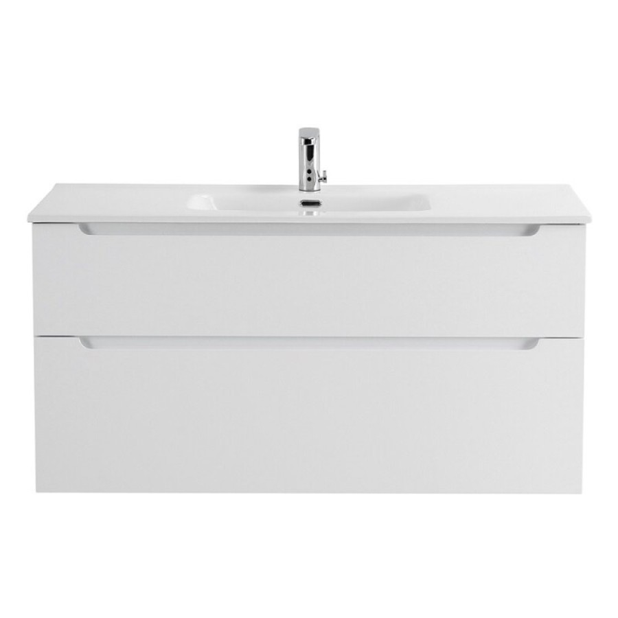 Тумба под раковину BelBagno Etna-H60 120, подвесная, цвет Bianco Lucido, Etna-H60-1200-2C-SO-BL-P
