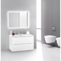 Тумба под раковину BelBagno ETNA39-700/390-2C-SO-BL-P 70 см подвесная, цвет белый глянцевый (bianco lucido)