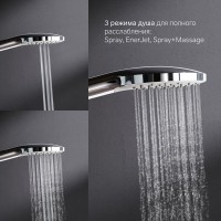 Душевой гарнитур Am.Pm Like F0118000, 3 режима струи