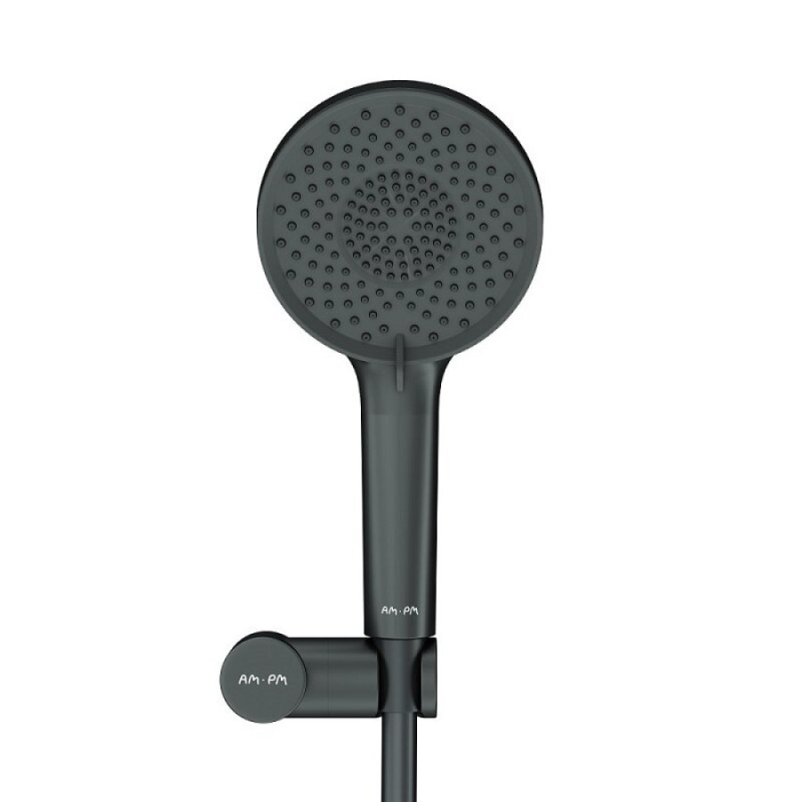 Душевой гарнитур Am.Pm X-Joy F01185A022, лейка 3 режима струи, цвет черный матовый