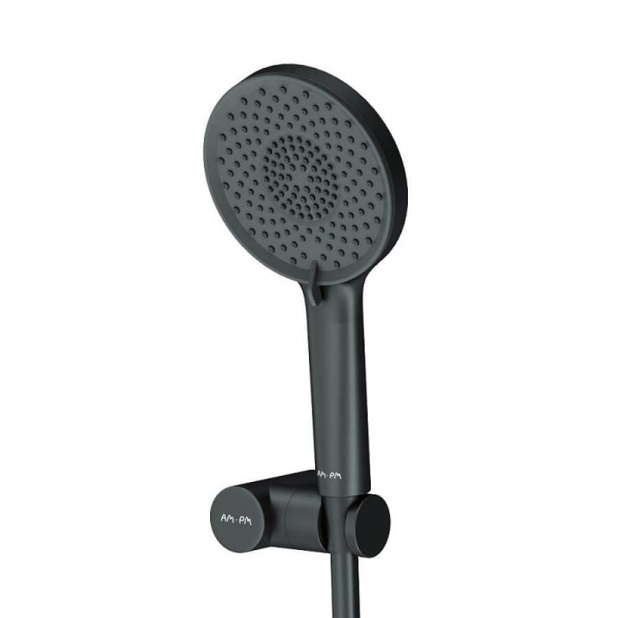 Душевой гарнитур Am.Pm X-Joy F01185A022, лейка 3 режима струи, цвет черный матовый