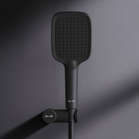 Душевой гарнитур Am.Pm Func F0118F022, лейка 3 режима струи, цвет черный матовый