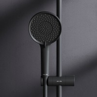 Душевой гарнитур Am.Pm X-Joy F0185A022, лейка 3 режима струи, цвет черный матовый