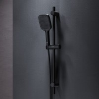 Душевой гарнитур Am.Pm Func F018F022, лейка 3 режима струи, цвет черный матовый