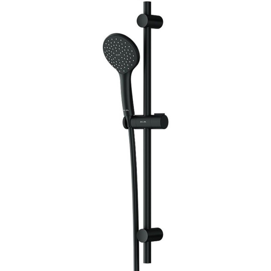 Душевой гарнитур Am.Pm Gem F0190022, 1 режим, d 110 мм, черный матовый