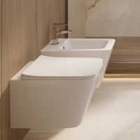 BOND F04-20 Биде подвесное прямоугольное белое с переливом