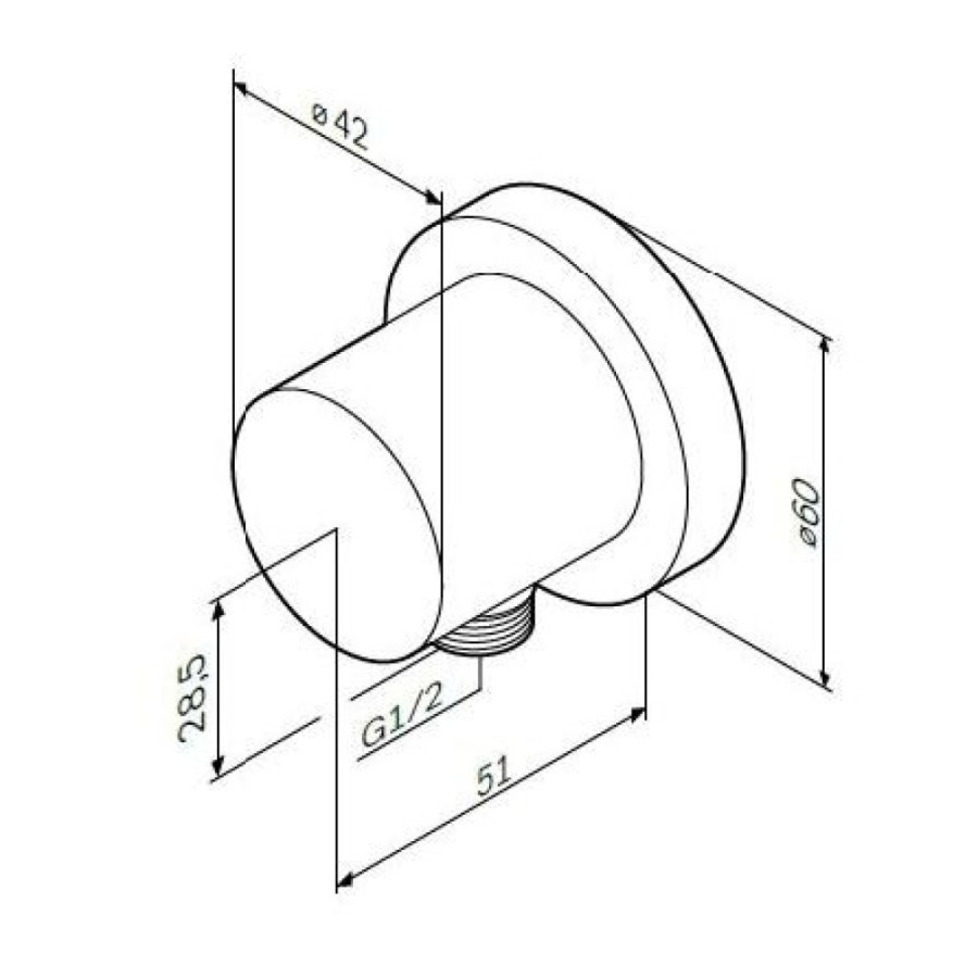 Шланговое подсоединение Am.Pm F0600E00
