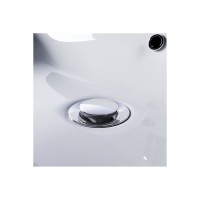 Донный клапан для раковины Am.Pm, F0700P00, клик-клак, с переливом, цвет хром