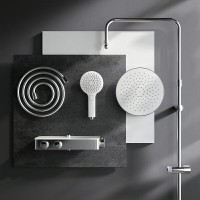 Душевая система Am.Pm Inspire 2.0 F0750A400 с термостатом, ShowerSpot, хром
