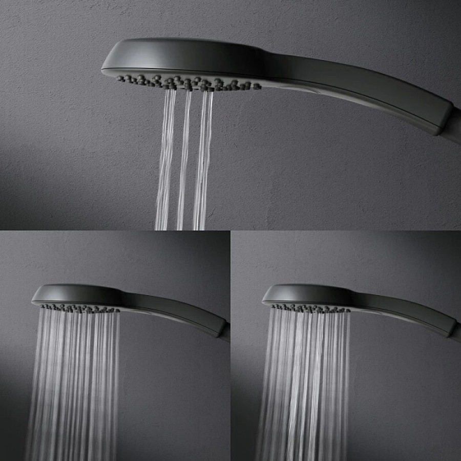 Душевая система Am.Pm Inspire 2.0 F0750A422 с термостатом, ShowerSpot, черный матовый