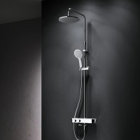 Душевая система Am.Pm Inspire 2.0 F0750A500 с термостатом, с изливом, ShowerSpot, хром
