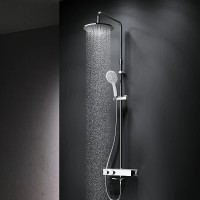 Душевая система Am.Pm Inspire 2.0 F0750A500 с термостатом, с изливом, ShowerSpot, хром