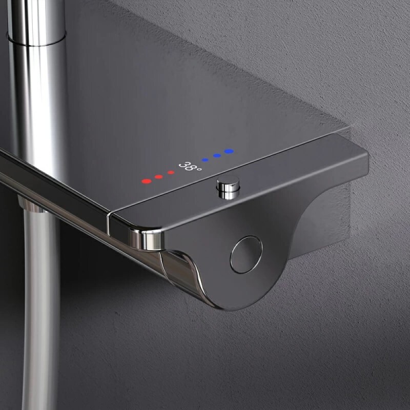 Душевая система Am.Pm Spirit V2.0 F0770A400 с термостатом, без излива, хром