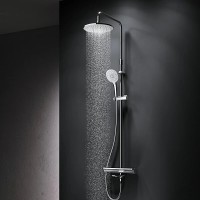 Душевая система Am.Pm Spirit V2.0 F0770A500 с термостатом, с изливом, хром