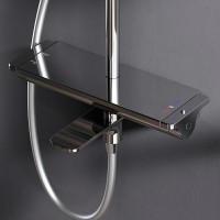 Душевая система Am.Pm Spirit V2.0 F0770A500 с термостатом, с изливом, хром