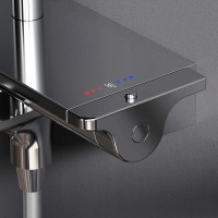 Душевая система Am.Pm Spirit V2.0 F0770A500 с термостатом, с изливом, хром