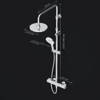 Душевая система Am.Pm X-Joy F0785A400 с термостатом, хром