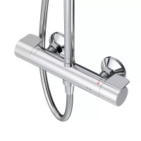 Душевая система Am.Pm X-Joy F0785A400 с термостатом, хром