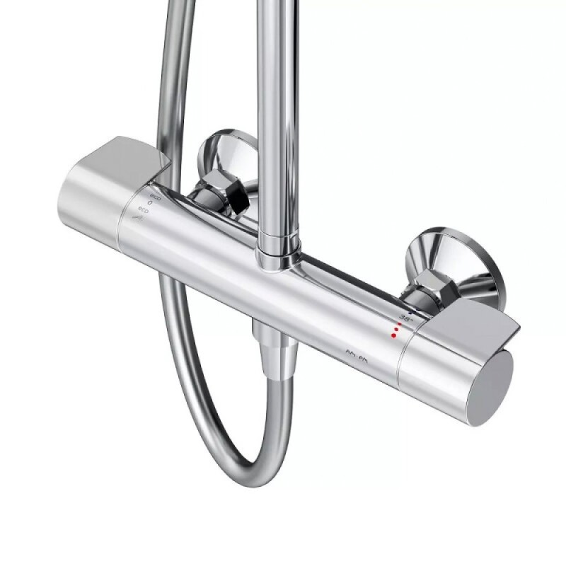 Душевая система Am.Pm X-Joy F0785A400 с термостатом, хром