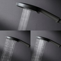 Душевая система Am.Pm X-Joy F0785A422 с термостатом, черный матовый