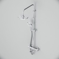 Душевая система Am.Pm X-Joy F0785A500 с термостатом, с изливом, хром