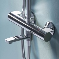 Душевая система Am.Pm X-Joy F0785A500 с термостатом, с изливом, хром