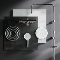 Душевая система Am.Pm X-Joy F0785A500 с термостатом, с изливом, хром