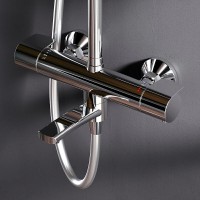 Душевая система Am.Pm X-Joy F0785A500 с термостатом, с изливом, хром