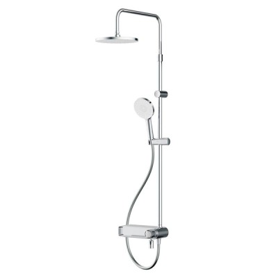 Душевая система Am.Pm X-Joy F0785A700, с полкой, с изливом, хром