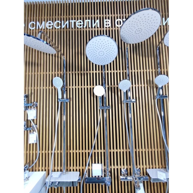 Душевая система Am.Pm X-Joy F0785A700, с полкой, с изливом, хром
