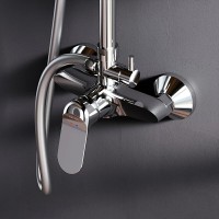 Душевая система Am.Pm Sunny F0785C800 со смесителем, хром