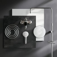 Душевая система Am.Pm Sunny F0785C900 со смесителем, с изливом, хром