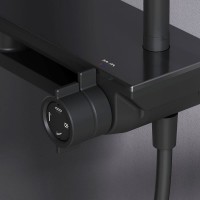 Душевая система Am.Pm Gem F0790722, черная