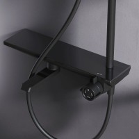 Душевая система Am.Pm Gem F0790722, черная