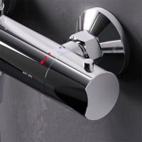 Душевая система Am.Pm Crave F079C400, с термостатом, цвет хром