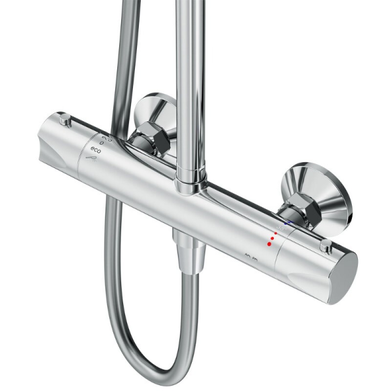 Душевая система Am.Pm Crave F079C400, с термостатом, цвет хром