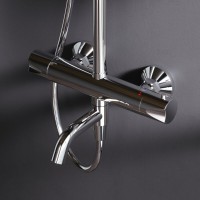 Душевая система Am.Pm Crave F079C500, с термостатом, цвет хром