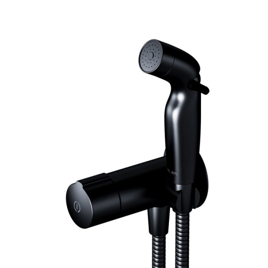 Гигиенический душ Am.Pm X-Joy TouchReel, F0H85A522, со смесителем, черный