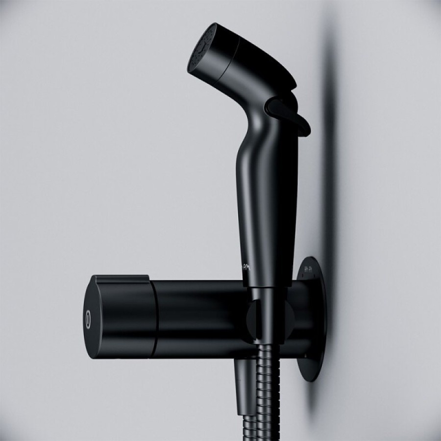 Гигиенический душ Am.Pm X-Joy TouchReel, F0H85A522, со смесителем, черный