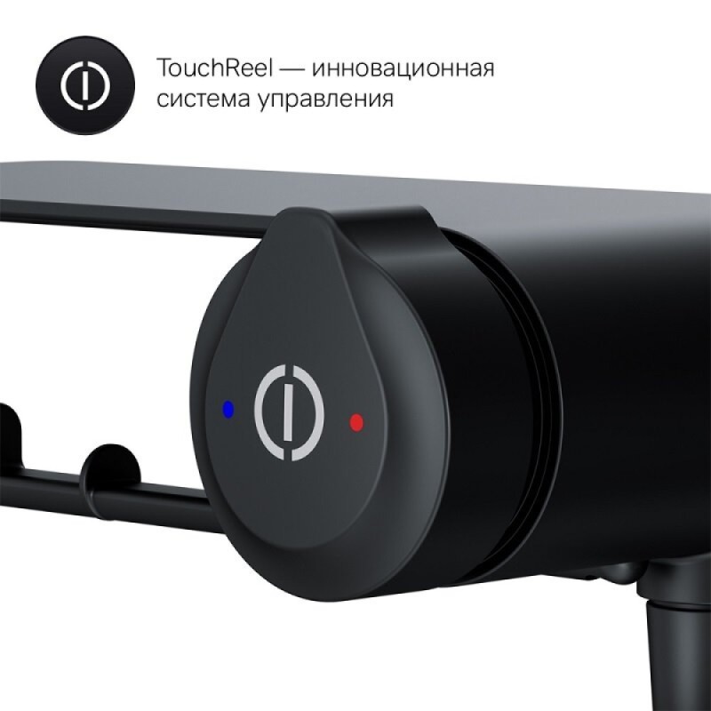 Гигиенический душ Am.Pm X-Joy F0H85A822 со смесителем, с полкой, цвет черный матовый