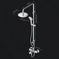 Душевая система Am.Pm X-Joy F40885A34 со смесителем, с изливом, хром