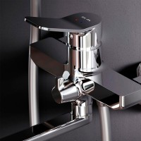 Душевая система Am.Pm X-Joy F40885A94, с длинным изливом, хром