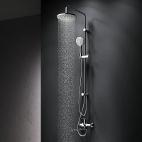 Душевая система Am.Pm Gem F40890A94 со смесителем, с длинным изливом, хром