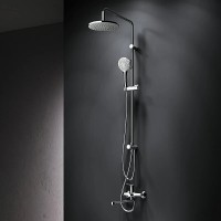 Душевая система Am.Pm Gem F40890A94 со смесителем, с длинным изливом, хром