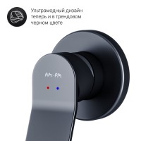 Гигиенический душ Am.Pm X-Joy, F40H85A22, со смесителем, черный