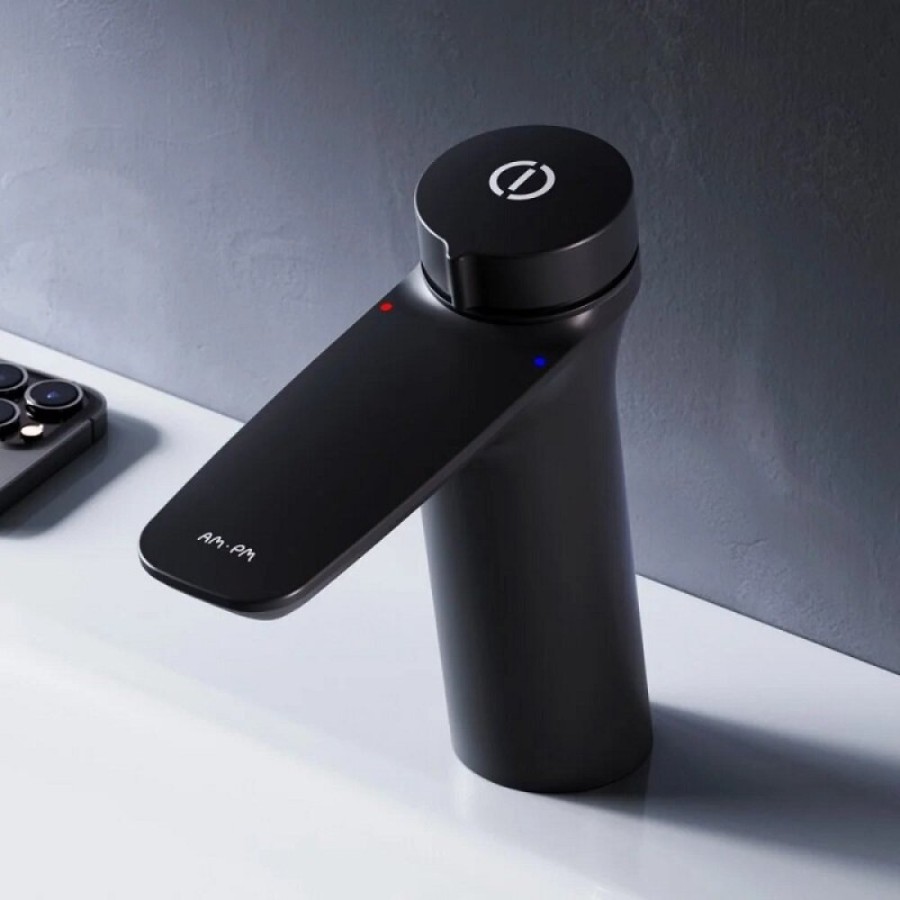 Смеситель Am.Pm Inspire 2.0 F50A02522 для раковины, TouchReel, цвет черный матовый
